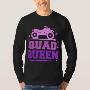Quad Queen ATV Bike Mud Riding T-Shirt