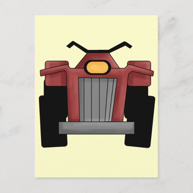 Quad Runner Bike Postcard (Front)