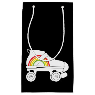 quad skate rainbow small gift bag