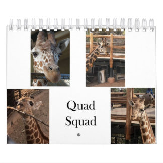 Quad Squad 2022 5.5” x 7” calendar