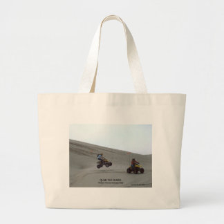Quad The Dunes Oregon Coast Sand Fun 4 Wheel Large Tote Bag