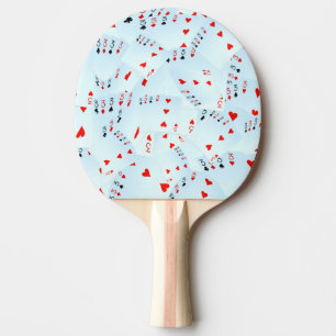 Quad Threes Poker Cards, Ping Pong Paddle