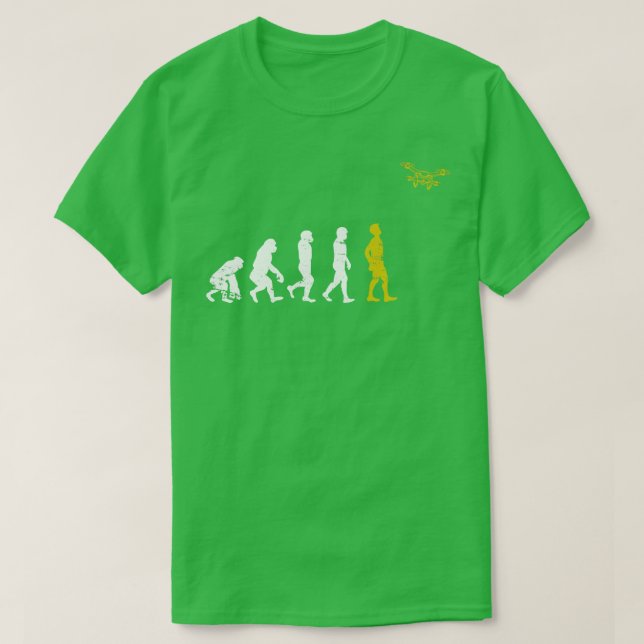 Quadcopter Evolution Drone T-Shirt (Design Front)