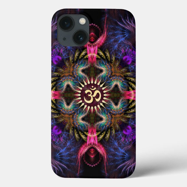 Quadra Angels Fractal Art Aum  Case-Mate iPhone Case (Back)