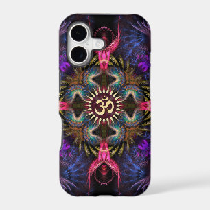Quadra Angels Fractal Art Aum iPhone Case