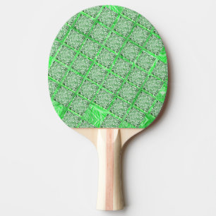 Quadradas, fake azulejo, fakes folhagens verdes. ping pong paddle