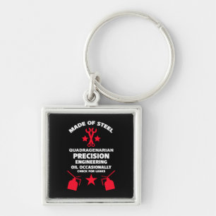 Quadragenarian Birthday Key Ring