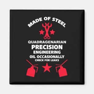 Quadragenarian Birthday Magnet