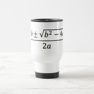 Quadratic Formula Travel Mug