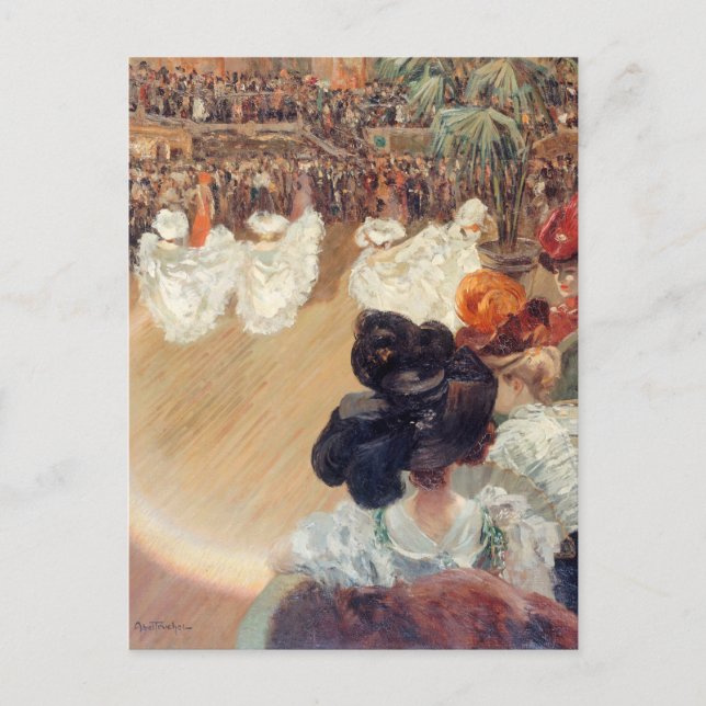 Quadrille au bal Tabarin | Louis Abel-Truchet Postcard (Front)