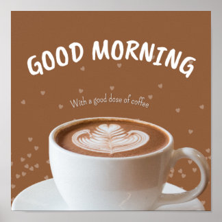 Quadro decorativo café poster