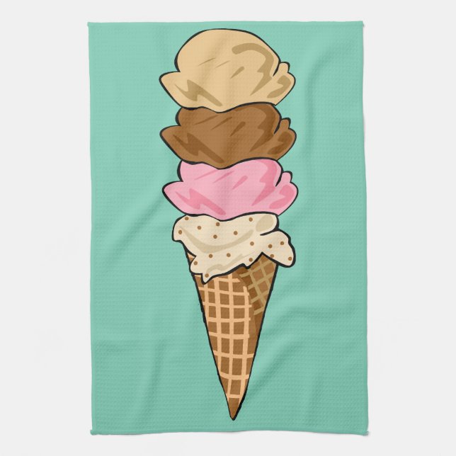 Quadruple Dip Tea Towel (Vertical)