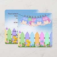 Quadruplet Baby Shower