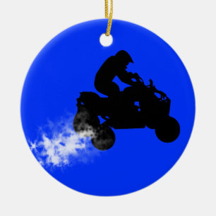 quads ceramic tree decoration