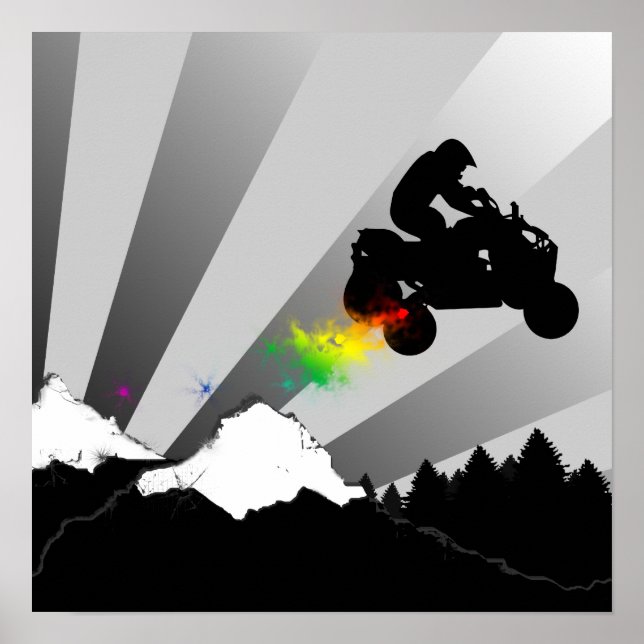 quads : dirt trail : poster (Front)