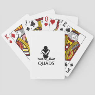 QUADS - Tenor Drums Playing Cards