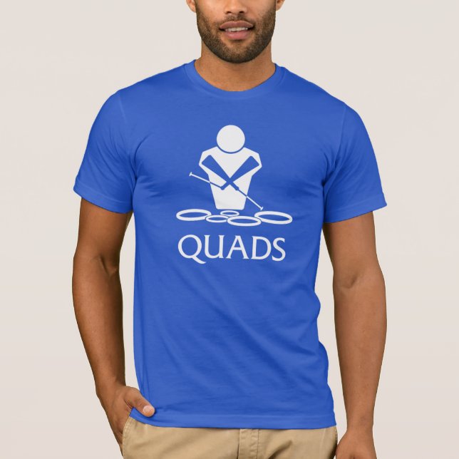 QUADS - Tenor Drums T-Shirt (Front)