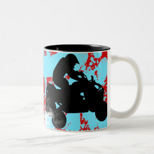 quads. Two-Tone coffee mug