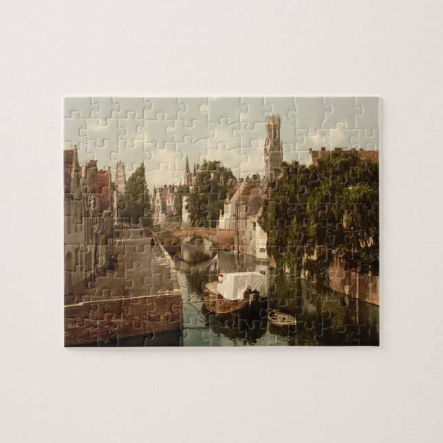 Quai Vert, Bruges Belgium Jigsaw Puzzle (Horizontal)