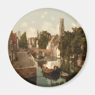 Quai Vert, Bruges, Belgium Magnet