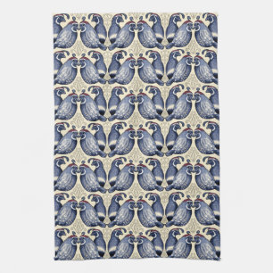 Quail Bird Decorative Kitchen Towel