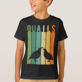 Quail Bird Species Ornamental Quail Farmer T-Shirt