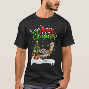 Quail Bird Xmas Decorations Santa Quail Christma T-Shirt
