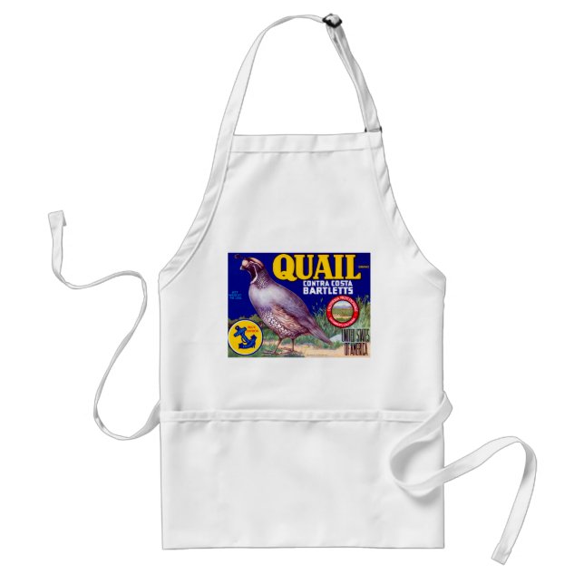 Quail Brand Contra Costa Bartletts Standard Apron (Front)