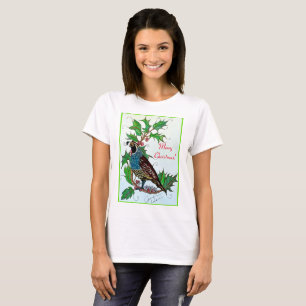 Quail Christmas T-Shirt
