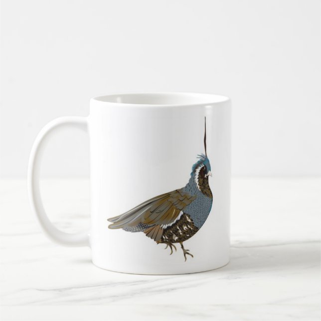Quail Coffee Mug (Left)