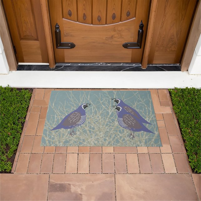 Quail Doormat (Outdoor)