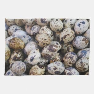 Quail Eggs Tea Towel