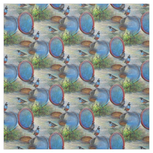 Quail Garden Fabric (Swatch)