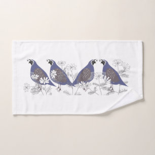 Quail Hand Towel