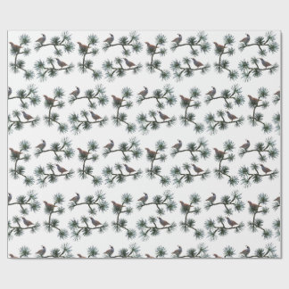 Quail Pine Wrapping Paper