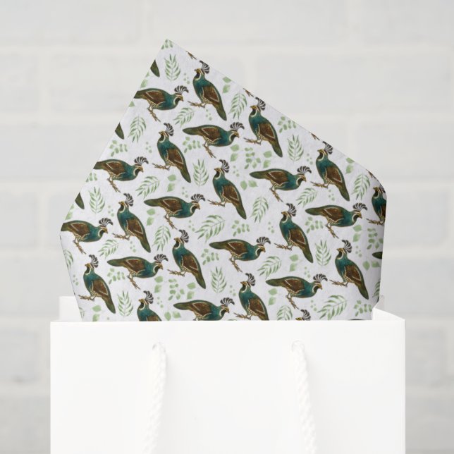 Quail Tissue Paper (Gift Bag)