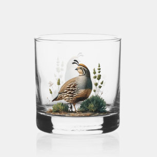Quail Whiskey Glass