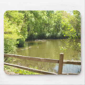 quaint bridge mouse pad