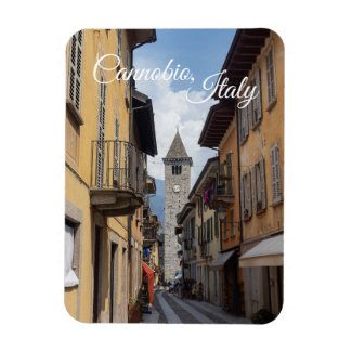 Quaint Cannobio Street Scene, Italy Magnet