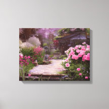 Quaint Floral Get-a-Way with a Pond