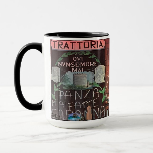 Quaint Italian Signs Mug (Left)
