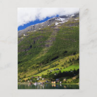 Quaint Village by the fjord, Norway