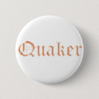 quaker 6 cm round badge