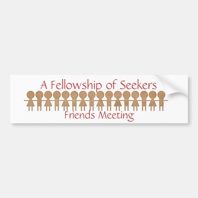 Quaker bumper sticker (Front)