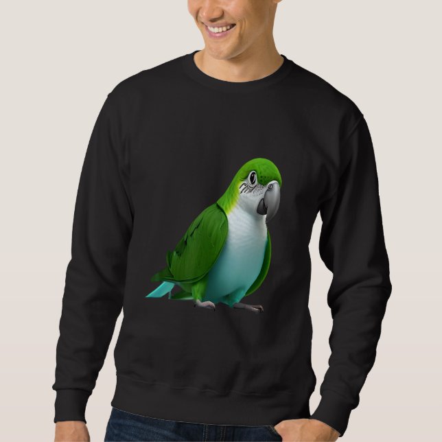 Quaker Parrots birds animals pet  Cute quotes Fami Sweatshirt (Front)