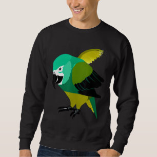Quaker Parrots birds animals pet Party quotes Fam Sweatshirt