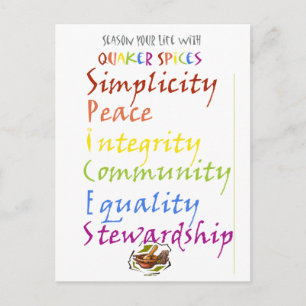Quaker Spices Postcard