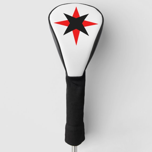 Quaker Star Golf Head Cover (Front)