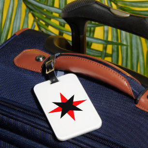 Quaker Star Luggage Tag