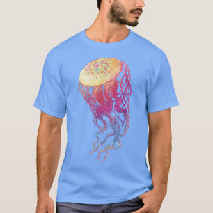 Quale Colourful Jellyfish Womens Mens Animal Motif T-Shirt